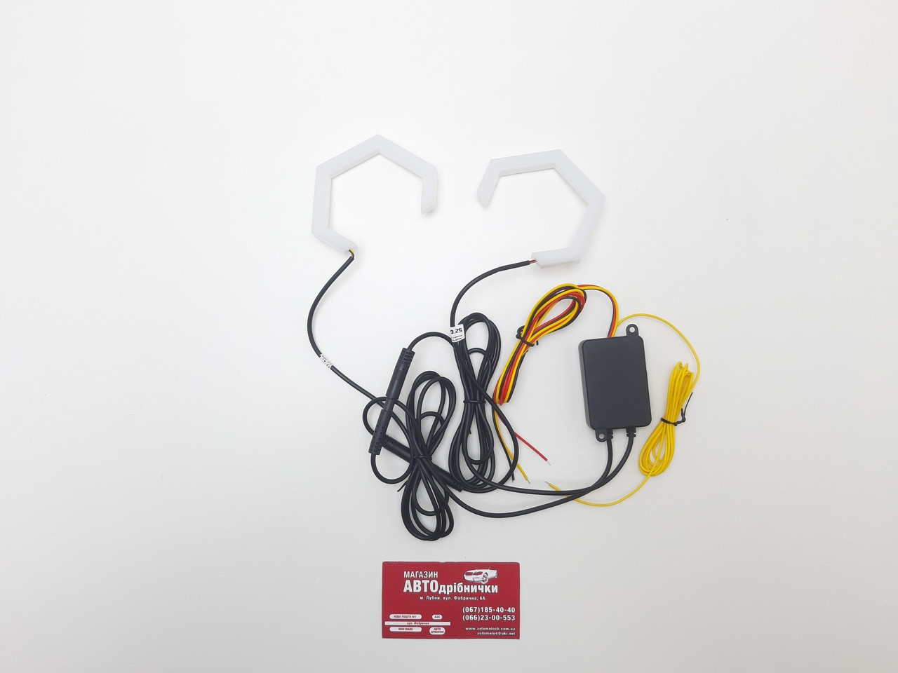 Кільця (Angel eyes) LED RBG 12-24V 80 мм пара