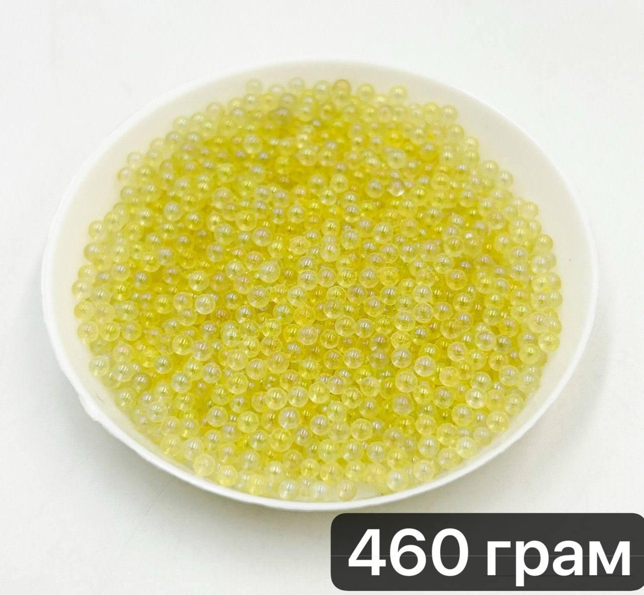 ОПТ / Намистини / Мікробісер / Світлонакопичувальні / Світиться в темряві / 1.5 м / 460 гр ~ 30 800шт / Жовтий, фото 1