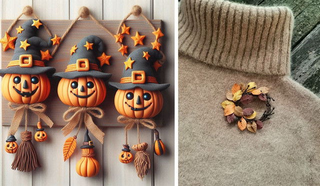 Полімерна глина: Простий осінній декор за декілька хвилин Полімерна глина: Простий осінній декор за декілька хвилин