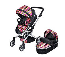 Коляска-трансформер для ляльок Melogo 9695 зимова, перекидна ручка, фото 2