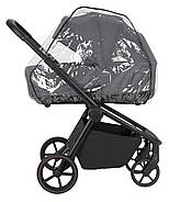 Універсальна коляска 2 в 1 Carrello Epica CRL-8510/1 — книжка, реверсивний блок, великі гумові колеса, амортизація, UPF 50+, фото 6