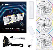 Вентилятори Lian Li Uni Fan TL Wireless 120 White Triple Pack