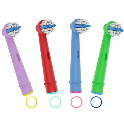 Насадки для Дитячої Електричної Зубної Щітки Oral-B 🔥 4 шт. 🔥 для Precision Clean, Advance Power та ін., фото 1