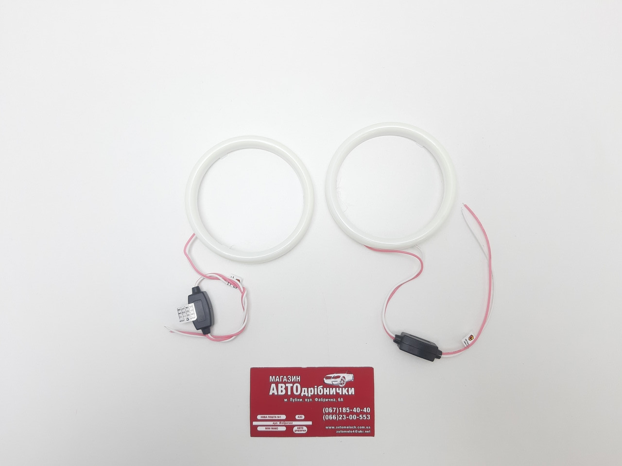 Кільця (Angel eyes) LED 12-24V 90 мм пара