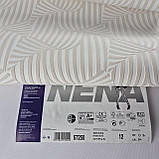 Шпалери вінілові на флізеліні 0.53 × 10.05 м Marburg 57250, молочно-бежеві для спальні, вітальні, коридору, фото 6