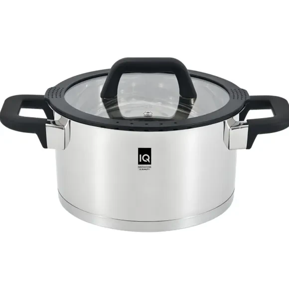 Каструля з кришкою 18 см 2.5л IQ Be Traditional IQ-2046-18