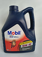 Олива моторна напівсинтетика 4 л Mobil ULTRA (ESSO) 10W40 (з тигром і без)