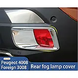 Хром, протитуманні фари Peugeot 3008-2017-2024, фото 4