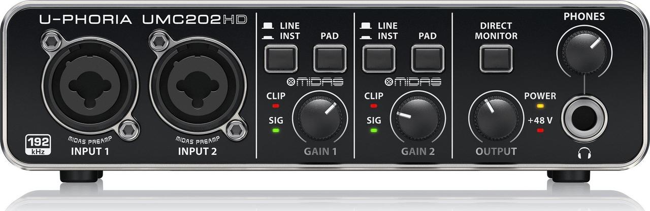 USB аудіоінтерфейс Behringer UMC202HD, фото 1