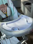 Стільчик для годування Tilly Buddy T-633/2 складний з кошиком для іграшок та 5-точковими ременями безпеки, фото 7