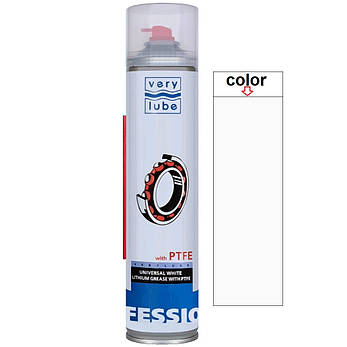 Універсальне біле літієве мастило спрей з тефлоном Xado VeryLube PTFE 320мл, фото 3