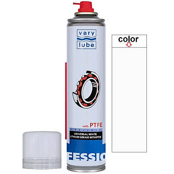 Універсальне біле літієве мастило спрей з тефлоном Xado VeryLube PTFE 320мл, фото 2