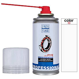 Універсальне біле літієве мастило спрей з тефлоном Xado VeryLube PTFE 150мл
