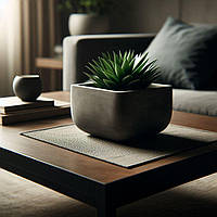 Recta Pot преміальна прямокутна кашпо у стилі мінімалізм | сучасний декоративний горщик для дому, офісу та студії
