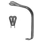 Шпатель для язика через Wieder із насічками вигнутий. Довжина 15 см SURGIWELOMED, фото 2