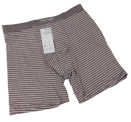 Подовжені чоловічі труси-боксери XL коричневі Vericoh 1262