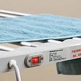 Сушарка електрична для білизни та речей металева 120 Вт підлогова розкладна, струнна з обігріванням Besser, фото 3