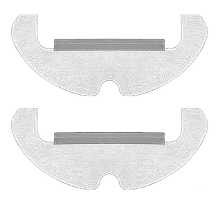 Тряпочки ( Оригінал ) для робот-пилососа Dreame Bot D10s Plus ( RLS6AD ) / D9 Plus ( RLD11GD ) 2 штуки