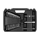 Набір торцевих головок / насадок викруткових та комбінованих ключів 1/4"/1/2" з аксесуарами 41 шт. Yato YT-38742, фото 2