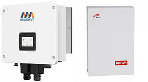 Гібридний сонячний інвертор Ritar O5KL1D/BAT-10KWH-51.2V-100A, фото 1