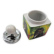 Попільничка з кришкою керамічна "Rasta" (15×8,5×8,5 см), фото 4