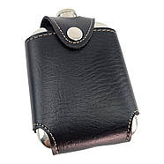 Фляга з нержавіючої сталі в чохлі на пояс (180 мл) (12,3 х8, 7х2, 6 см), фото 2