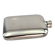 Фляга з нержавіючої сталі в чохлі на пояс (180 мл) (12,3 х8, 7х2, 6 см), фото 4