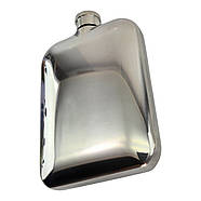 Фляга з нержавіючої сталі в чохлі на пояс (180 мл) (12,3 х8, 7х2, 6 см), фото 5