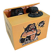 Інтерактивна скарбничка "Горила" на батарейках (12 х 10 х 9 см), фото 2