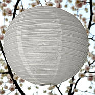 Ліхтар білий паперовий (d-40 см), фото 2