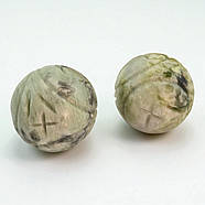 Кулі масажні нефрит різьблені (d-4 см), фото 3