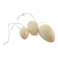 Масажер нефрит "Кулі Венери" вагінальні у футлярі білі (13х7х6 см), фото 3