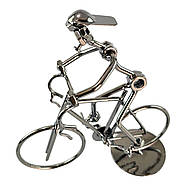 Техно-арт "Велосипедист" метал (19,5×19×8 см), фото 2