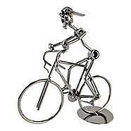Техно-арт "Велосипедист" метал (19,5×19×8 см), фото 3