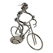 Техно-арт "Велосипедист" метал (19,5×19×8 см), фото 5