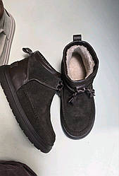 Угги жіночі натуральні замшеві коричневі