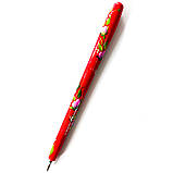 Ручка подарункова (сувенірна) красива кулькова з синім стрижнем дерев'яна для жінок, люблячому чоловіку, дитяча, фото 2