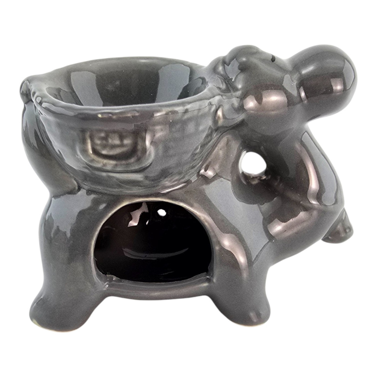 Аромалампа керамічна сіра "Верблюд" (11х11х6 см), фото 1