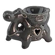 Аромалампа керамічна сіра "Верблюд" (11х11х6 см), фото 3