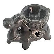 Аромалампа керамічна сіра "Верблюд" (11х11х6 см), фото 4