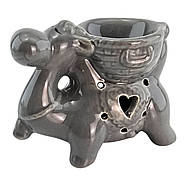 Аромалампа керамічна сіра "Верблюд" (11х11х6 см), фото 5