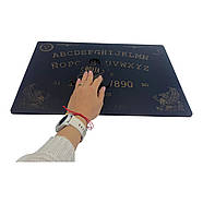 Спіритична дошка OUIJA, темна, іспанською мовою (44,5×29×0,8см)., фото 3