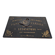 Спіритична дошка OUIJA, німецькою мовою, темна (44,5×29×0,8см), фото 2