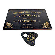 Спіритична дошка OUIJA, французькою мовою, темна (44,5×29×0,8см), фото 2