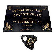 Спіритична дошка OUIJA, французькою мовою, темна (44,5×29×0,8см), фото 3