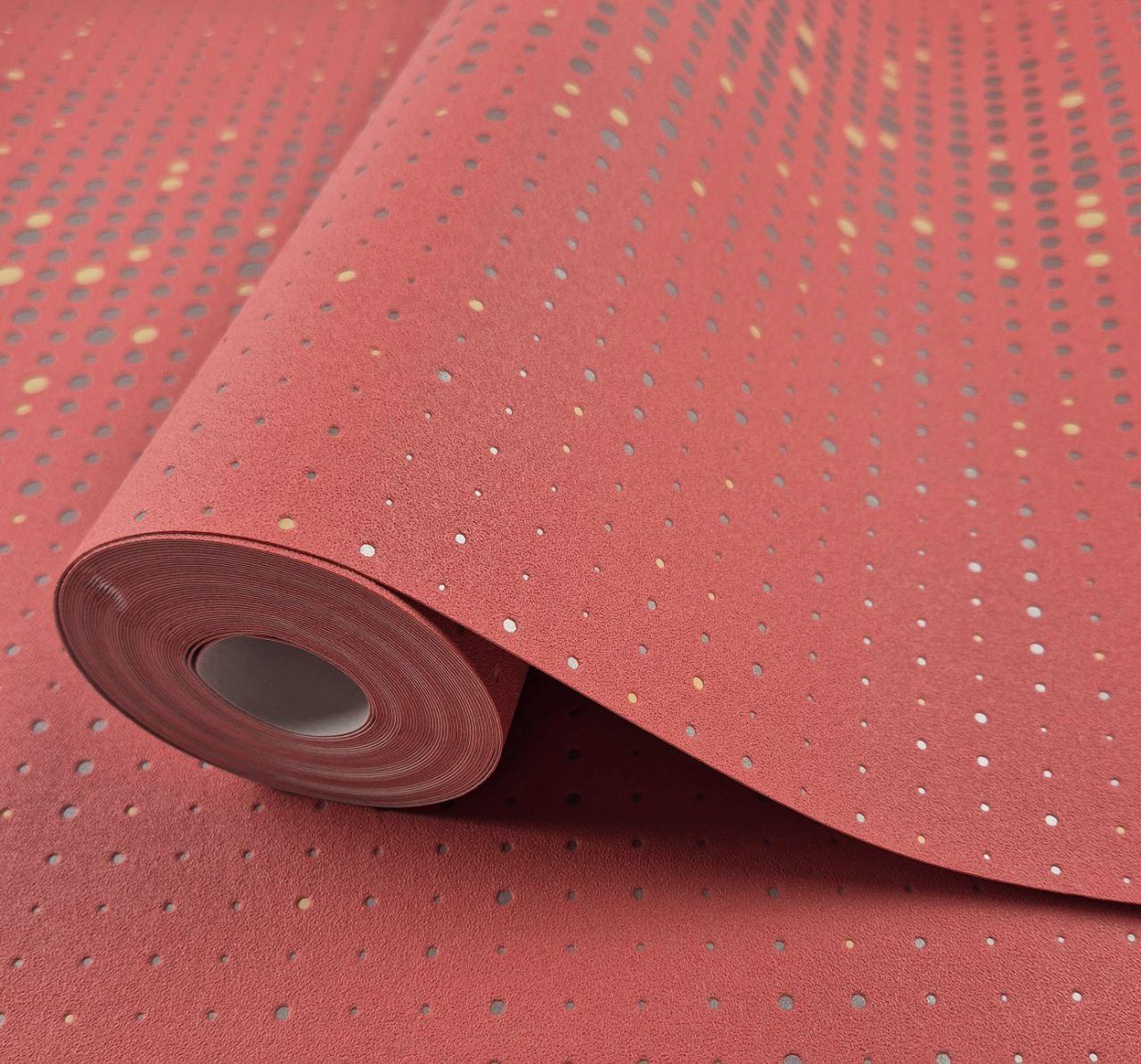 Шпалери вінілові на флізеліні 0.53 × 10.05 м Marburg 57238, теракотові для спальні, вітальні, коридору, фото 1