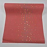 Шпалери вінілові на флізеліні 0.53 × 10.05 м Marburg 57238, теракотові для спальні, вітальні, коридору, фото 5