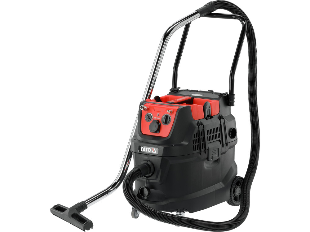 Пилосос з автоматичним струшувачем фільтра мережевий YATO 230 В 1600/3600 Вт бак 40 л YT-85718