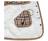 Електричне покривало з підігрівом шаль плед Lesko 140*80 см електрична ковдра регульована температура від usb від повербанка, фото 5