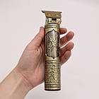 Акумуляторний тример для стрижки волосся + 3 насадки, CB-934 / Машинка для стрижки / Тример чоловічий, фото 7